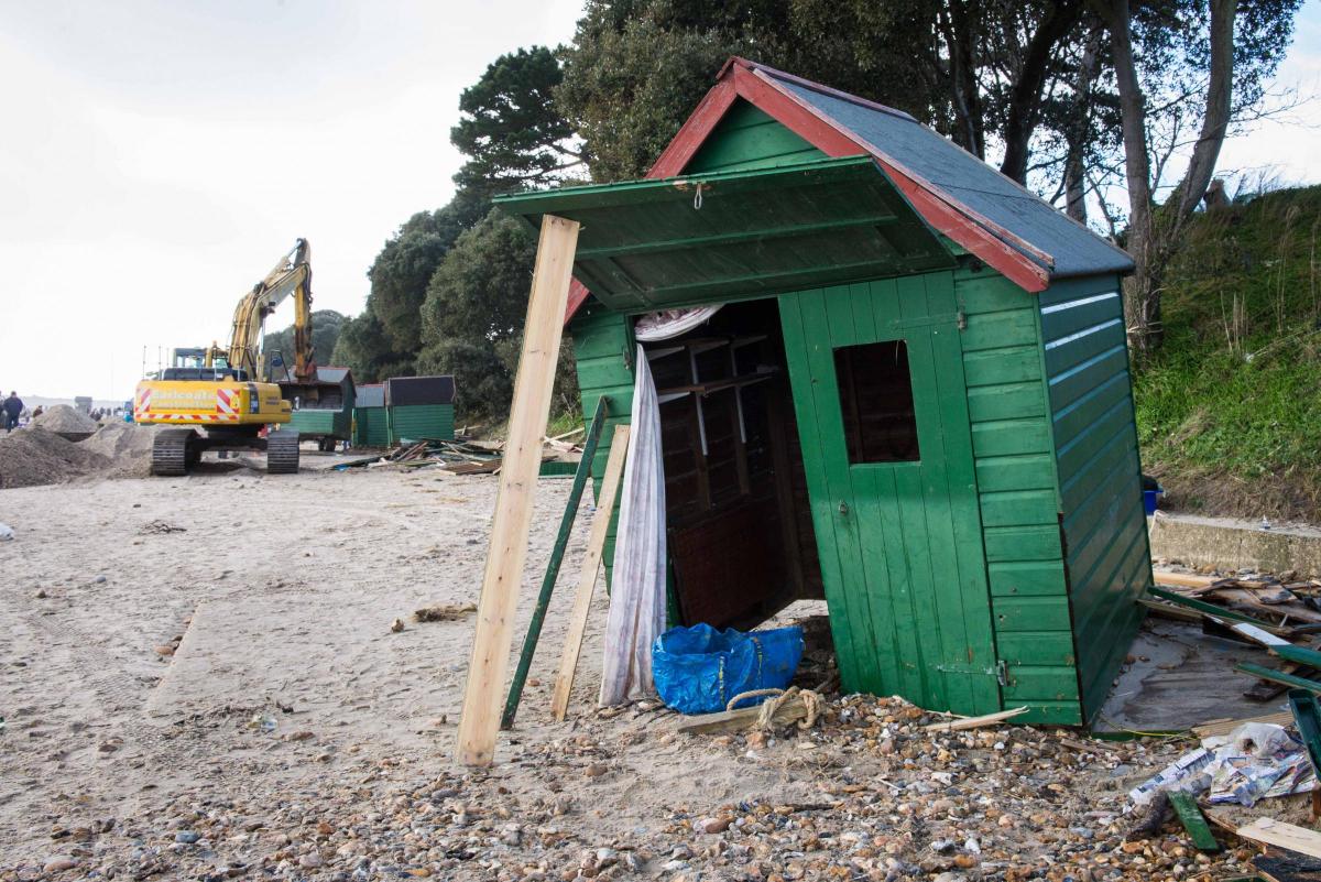 Daily Echo reader photos of the storm and damage left behind after severe weather swept through Dorset on February 14 and February 15. Picture from Ben Stoney
