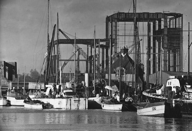 Poole Power Station in December 1948 - Daily Echo Photo