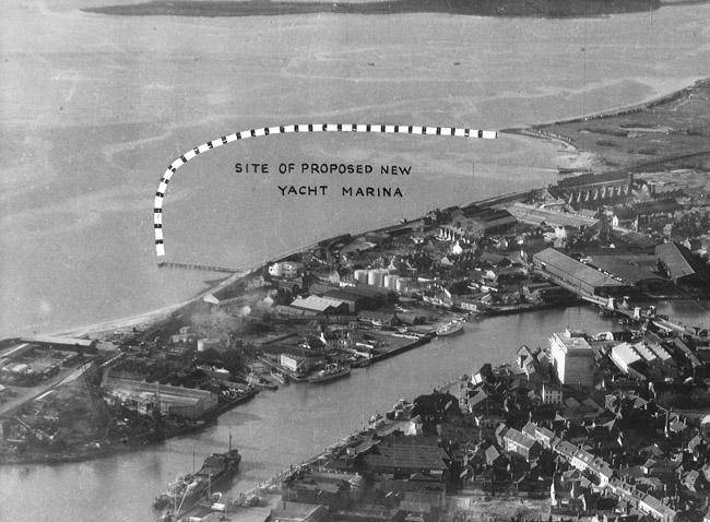 There were plans for a new marina in Poole Harbour in April 1961.