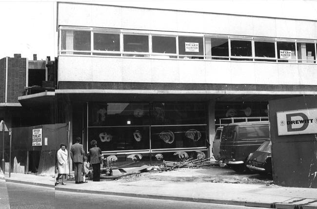 Extensions to Arndale Centre in Poole in April 1972 - Daily Echo Photo