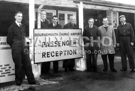 1971  Pasenger Reception  at Hurn  Airport