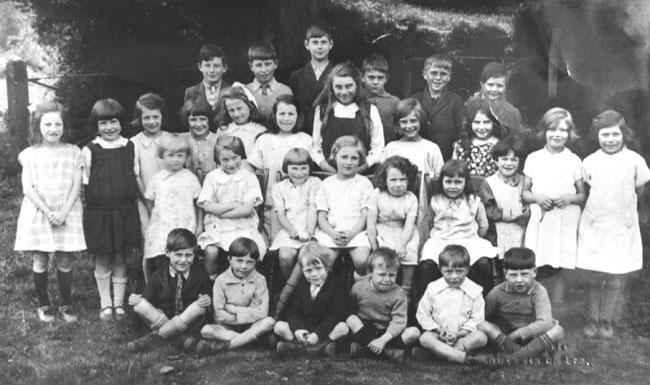 Pamphill School circa 1930's.