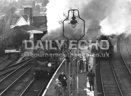 Wimborne Railway Station in 1964.