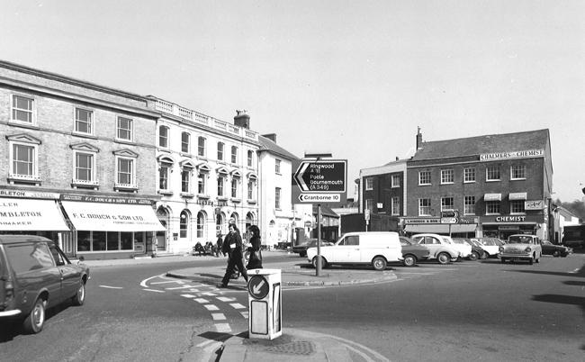Wimborne in 1976  Credit  to  Kitchenhams  LTD
