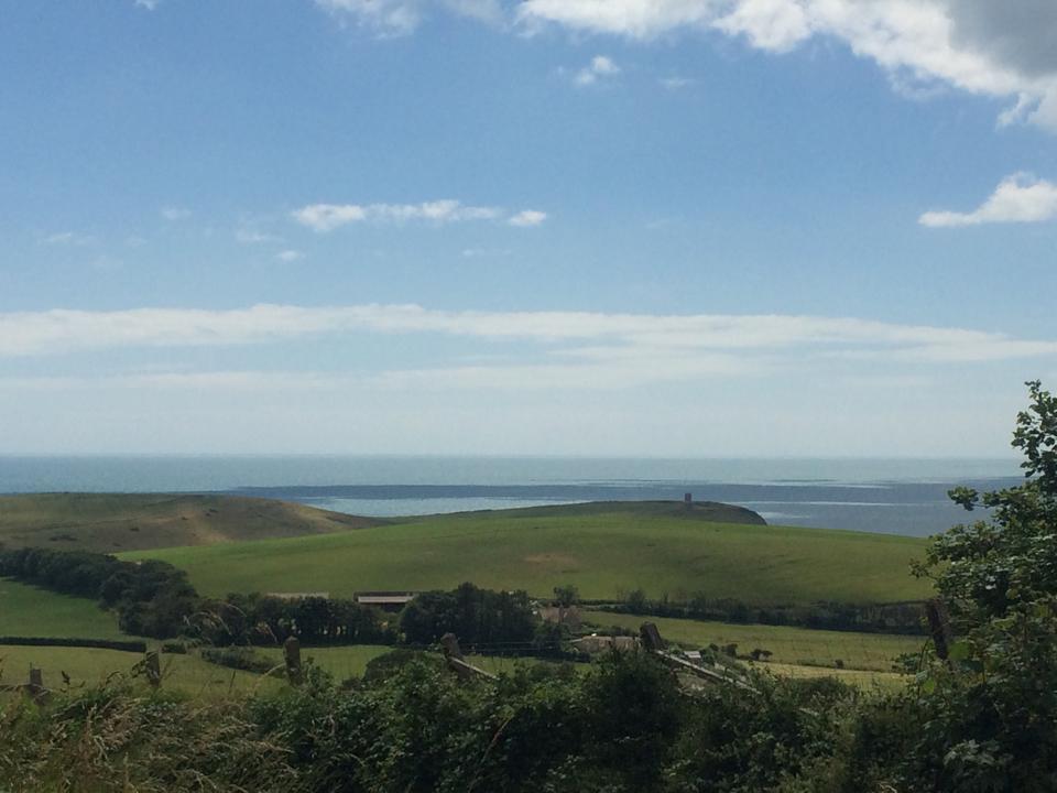 Kimmeridge from the Quarry by Wendy Elliot-Murray
