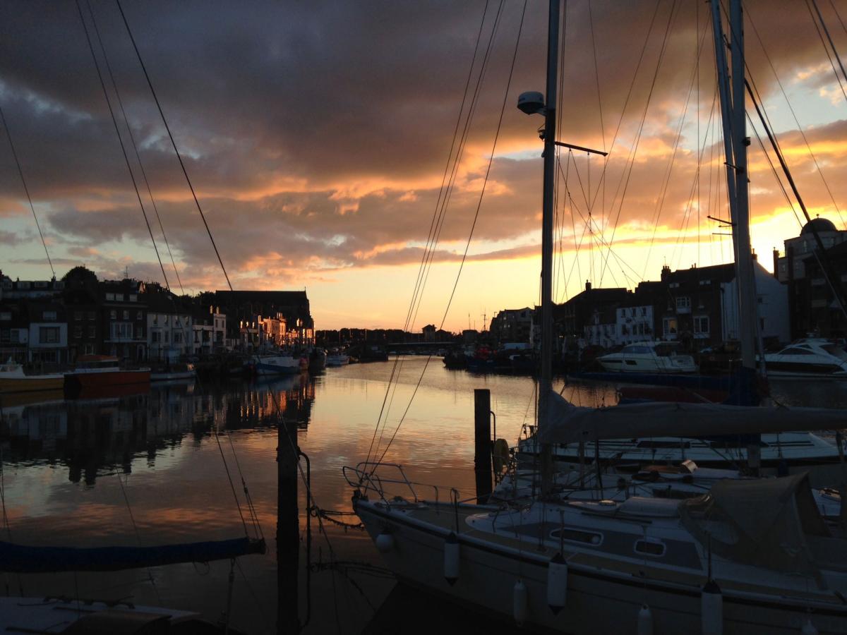 Weymouth Harbour by Roger Morgan
