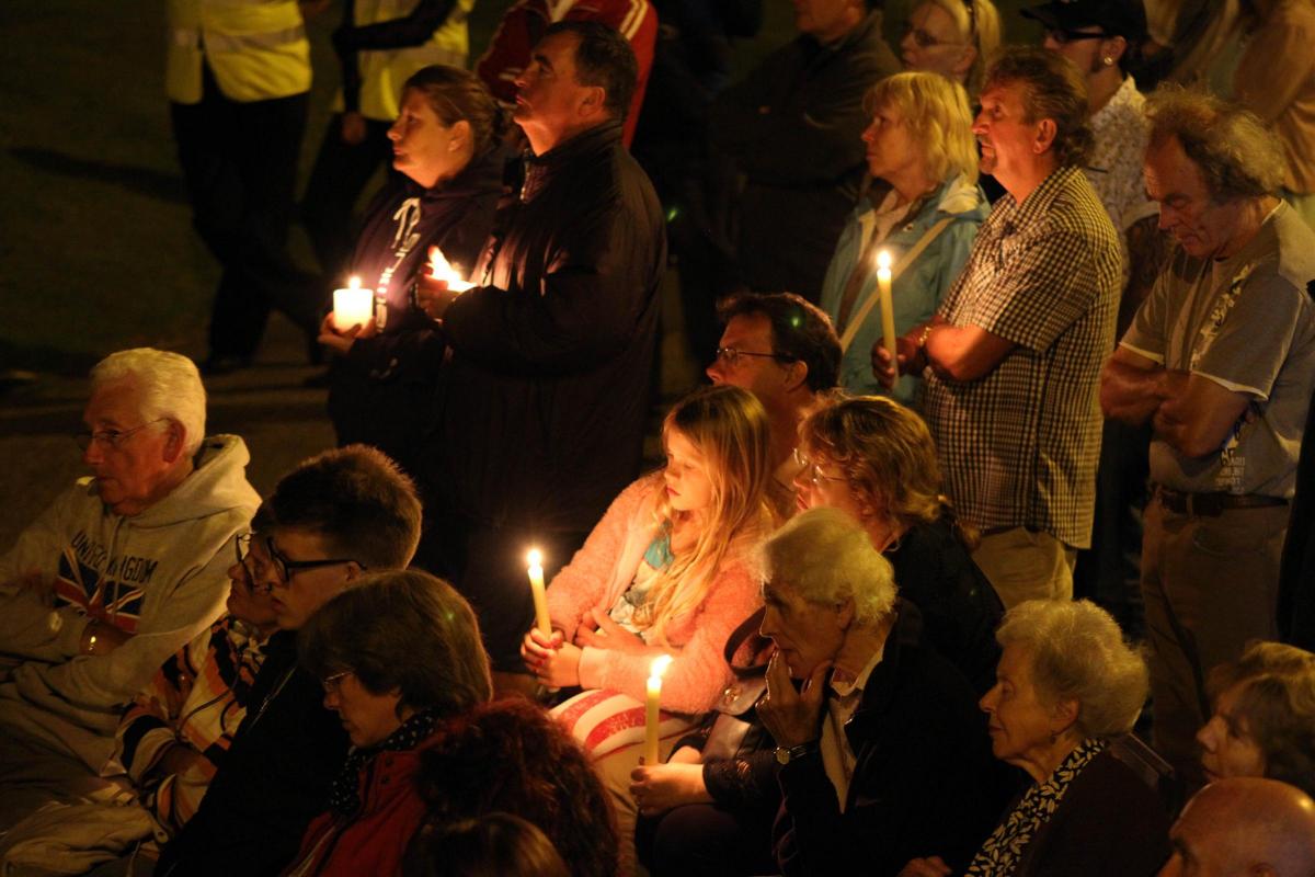All our pictures from the Lights Out candle event in Bournemouth on August 4, 2014