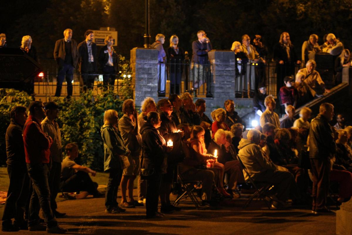 All our pictures from the Lights Out candle event in Bournemouth on August 4, 2014