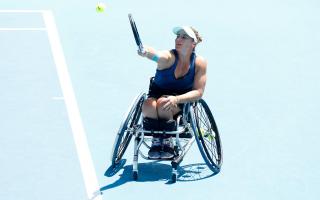 Lucy Shuker in action (Pic: LTA)