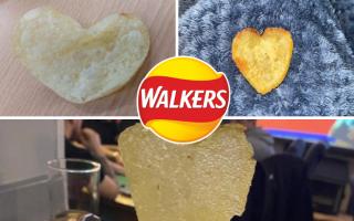 Walkers has launched a heart shaped crisp challenge and people are sharing their best finds