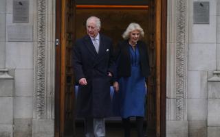The King has left the private hospital after being treated for an enlarged prostate