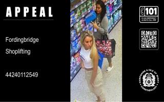 CCTV image released as part of Fordingbridge shoplifting investigation