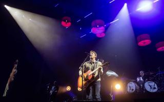 James Blunt performed at the BIC on April 14.