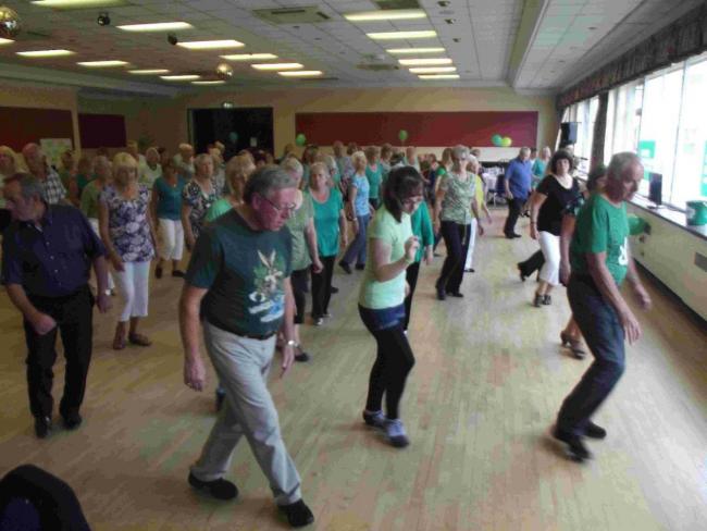 5 6 7 8 Line Dance Fans Put Their Best Feet Forward For Charity Bournemouth Echo