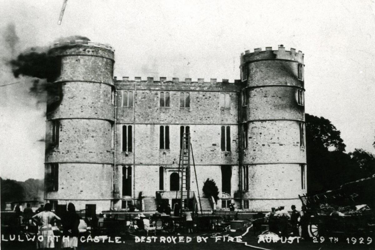 Lulworth Castle in 1929