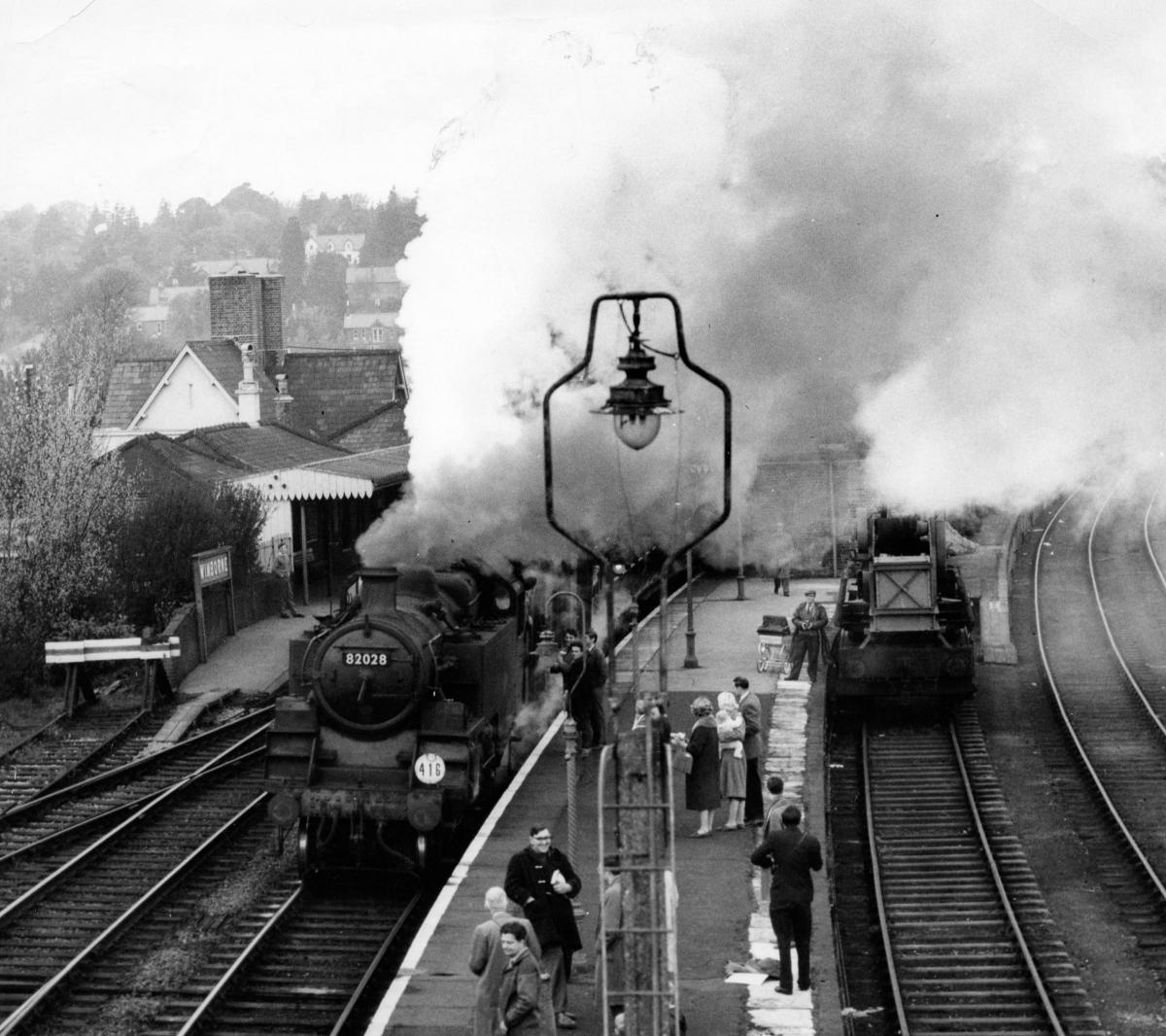 Wimborne Railway Station in 1964