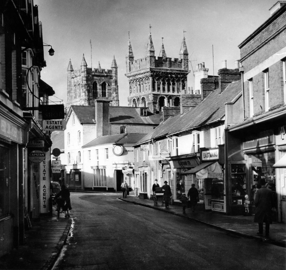 East Street,  Wimborne in September 1966.