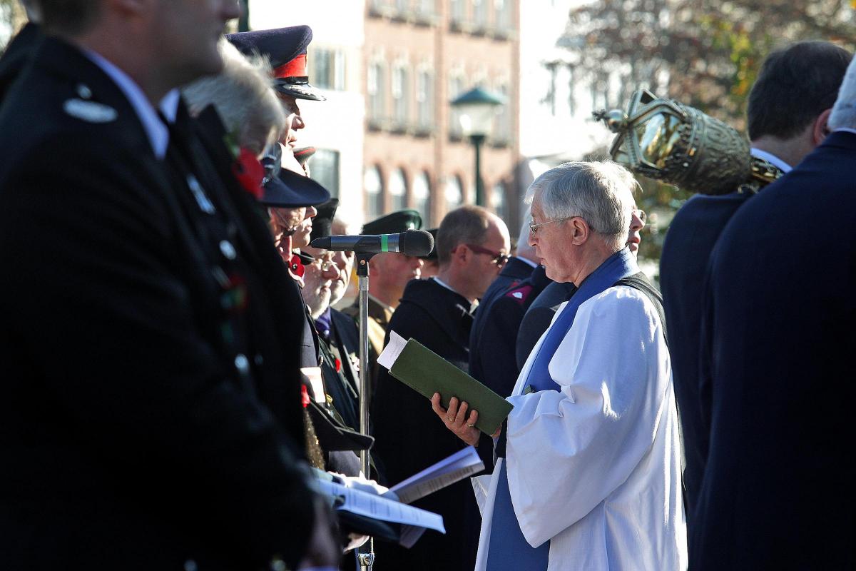 Pictures from Bournemouth Remembrance Sunday service by Sally Adams. 