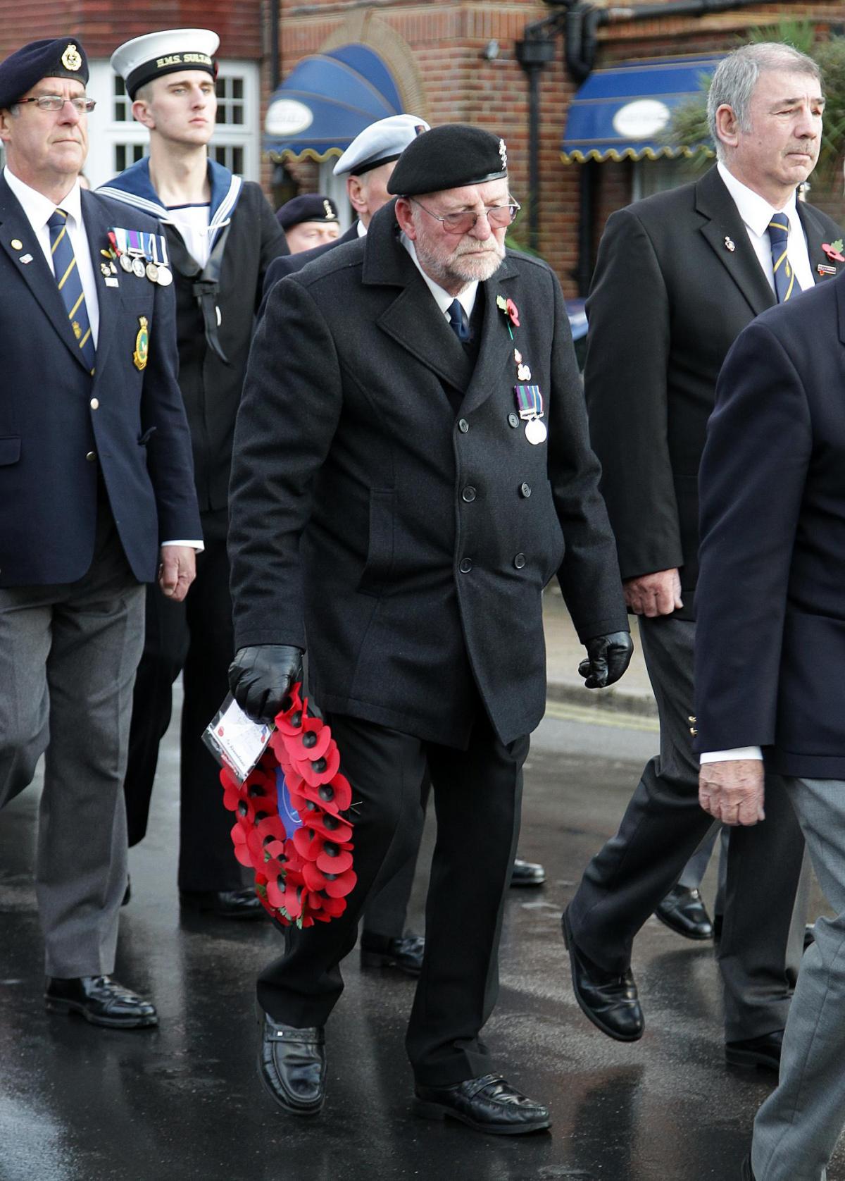 Pictures from the Swanage Remembrance Sunday service by Sally Adams. 