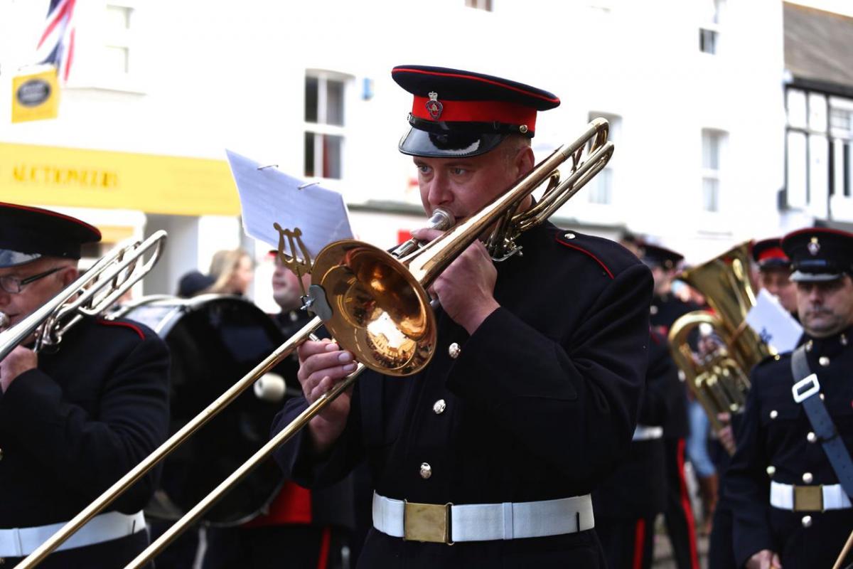 Pictures from Christchurch's Remembrance Sunday service by Sam Sheldon. 