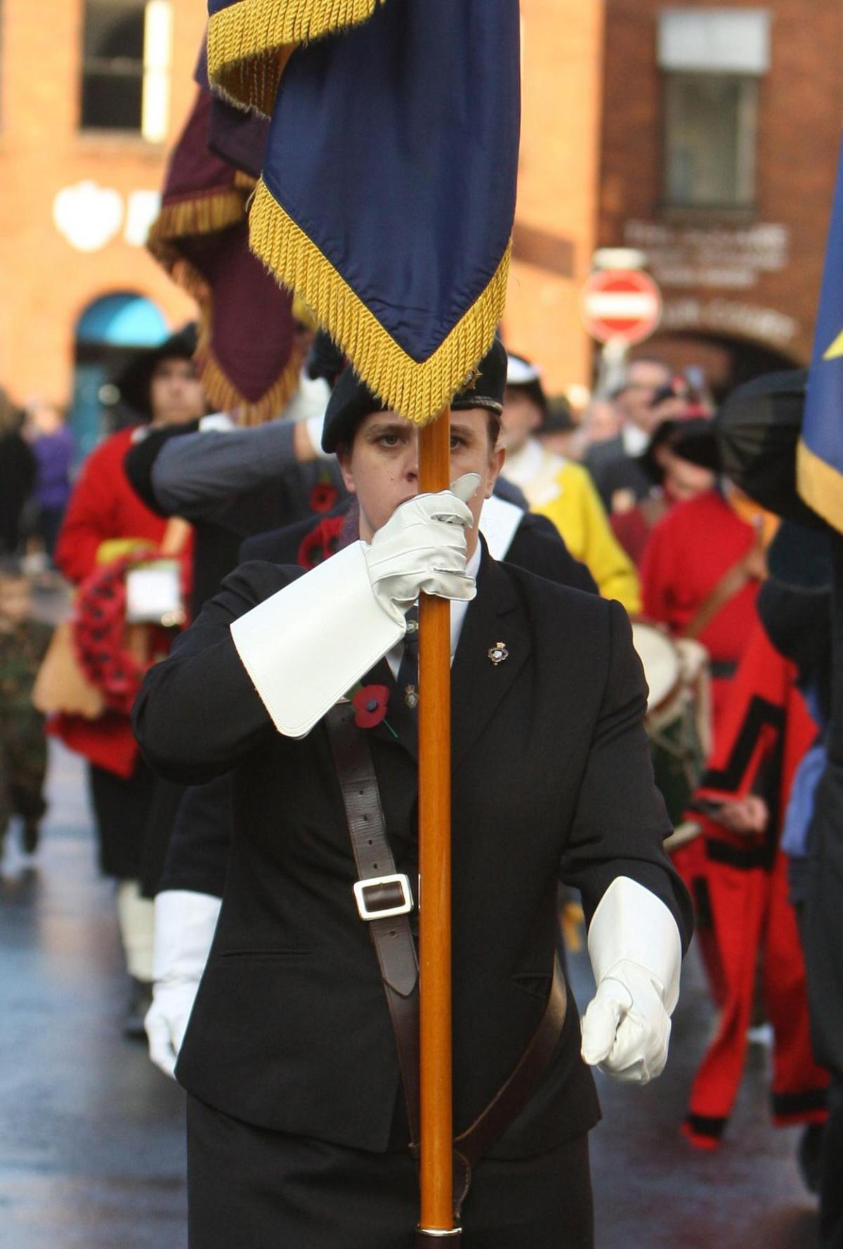 Pictures from Wimborne's Remembrance Sunday service by Richard Crease.