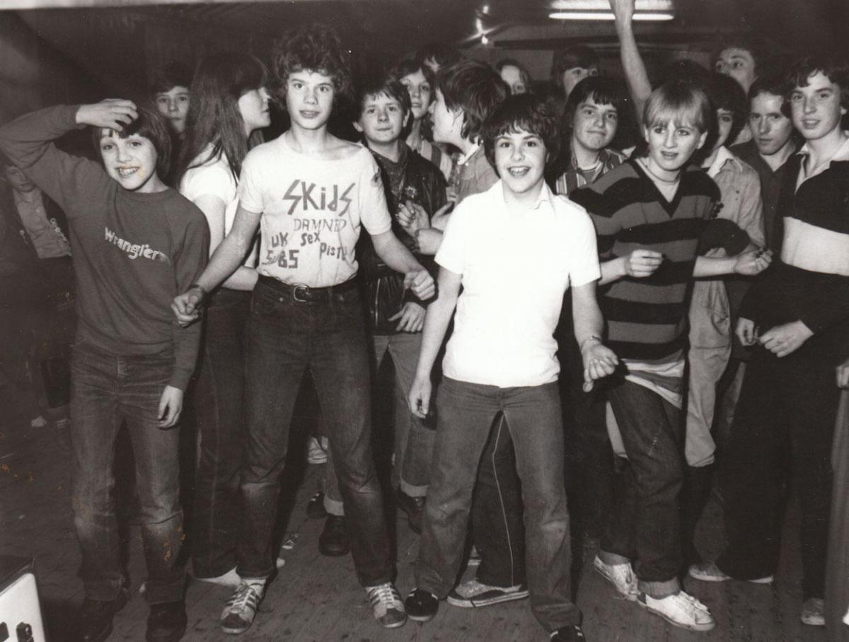 Members of Bere Regis Youth Club took part in a 24-hour sponsored non-stop disco in aid of the village medical equipment fund in March 1981 