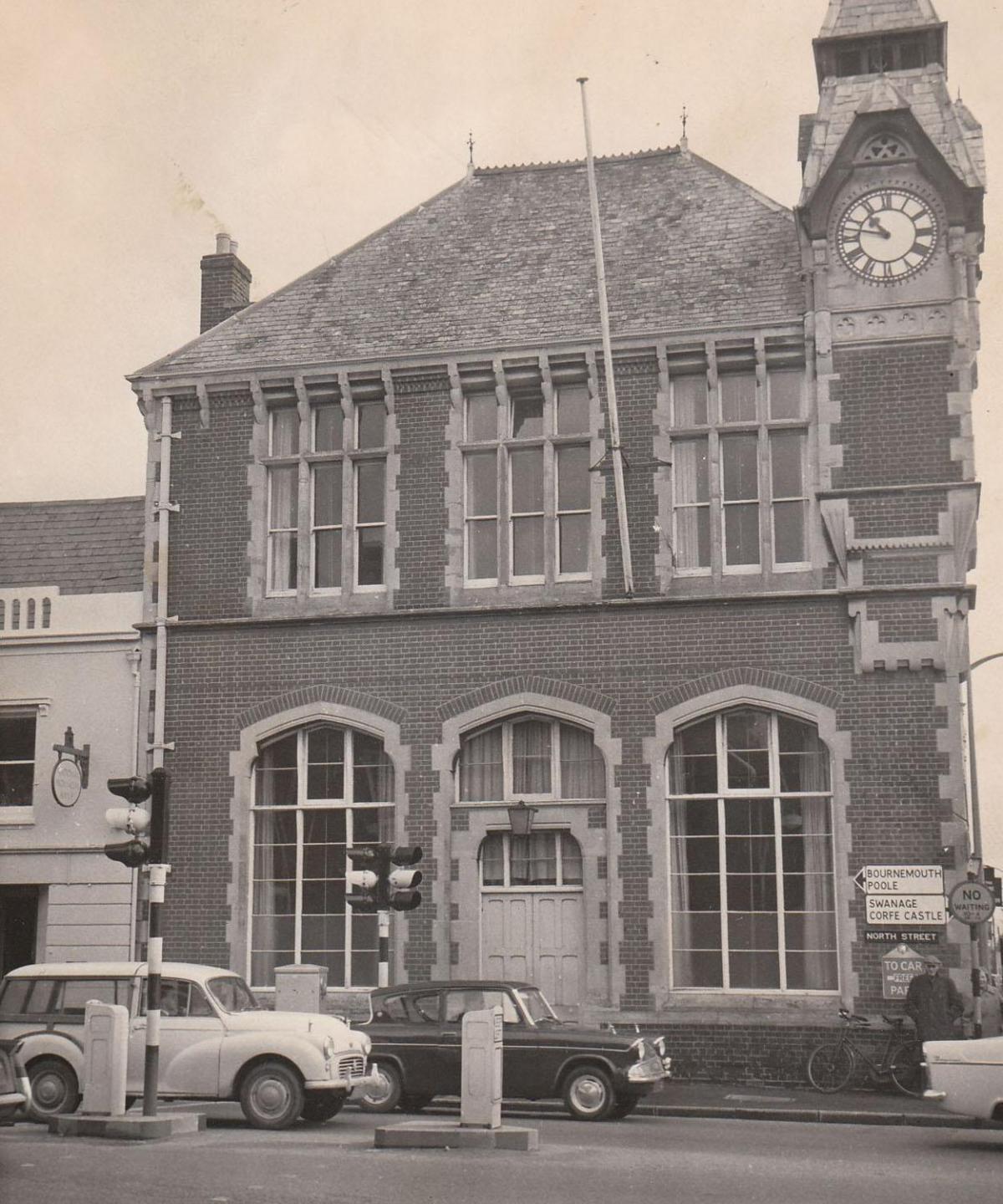Wareham Town Hall in 1966.
