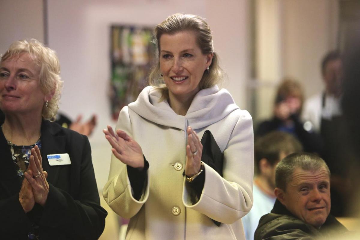Her Royal Highness, Sophie, Countess of Wessex visits the Stable Family Home Trust at Bisterne. Pictures by Sam Sheldon. 