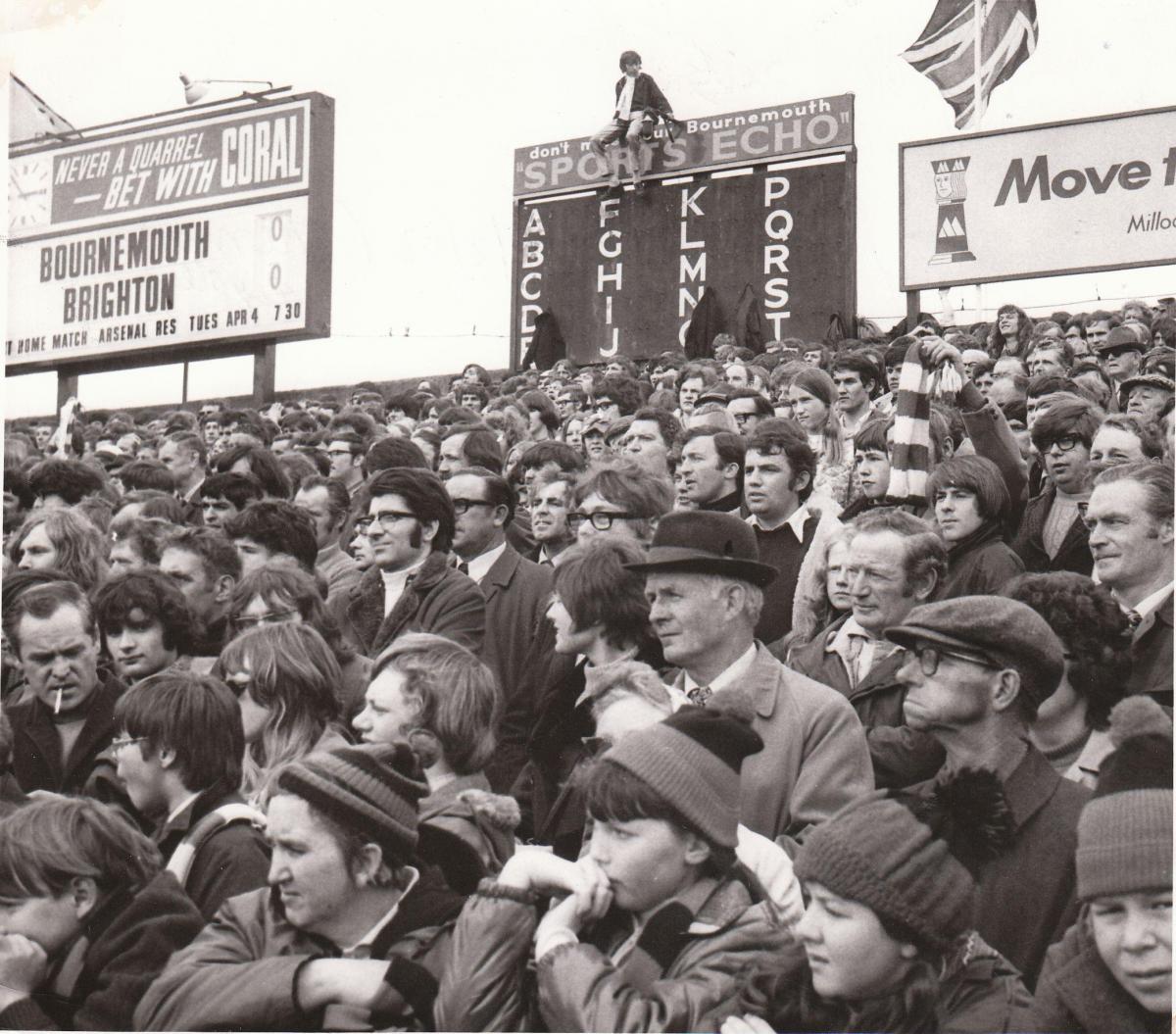 As plans are considered to increase capacity at Dean Court, we look through our archives at how the Goldsands Stadium has looked through the years