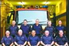 THE FORDINGBRIDGE CREW: They have a wealth of firefighting experience between them