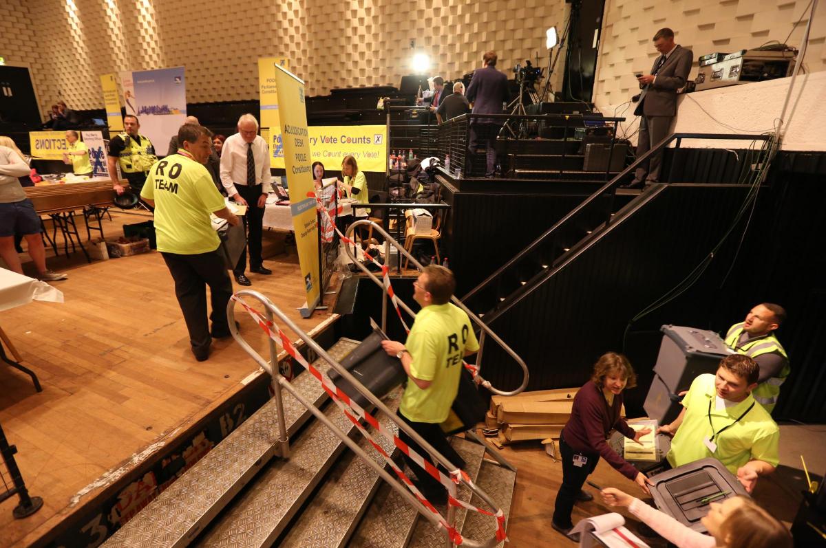 All our pictures from the election night counts: Poole and Mid Dorset counts