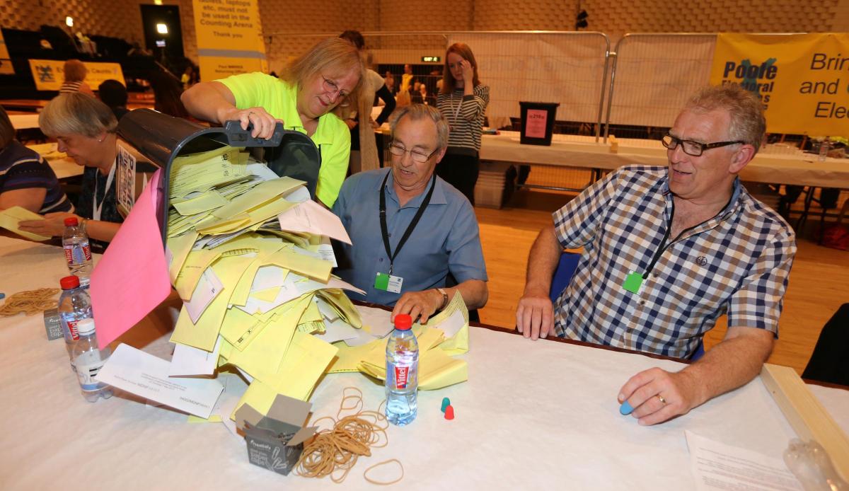 All our pictures from the election night counts: Poole and Mid Dorset counts