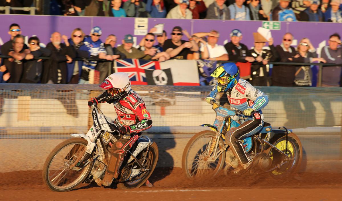 Poole Pirates v Swindon Robins on July 29, 2015. Pictures by Richard Crease. 