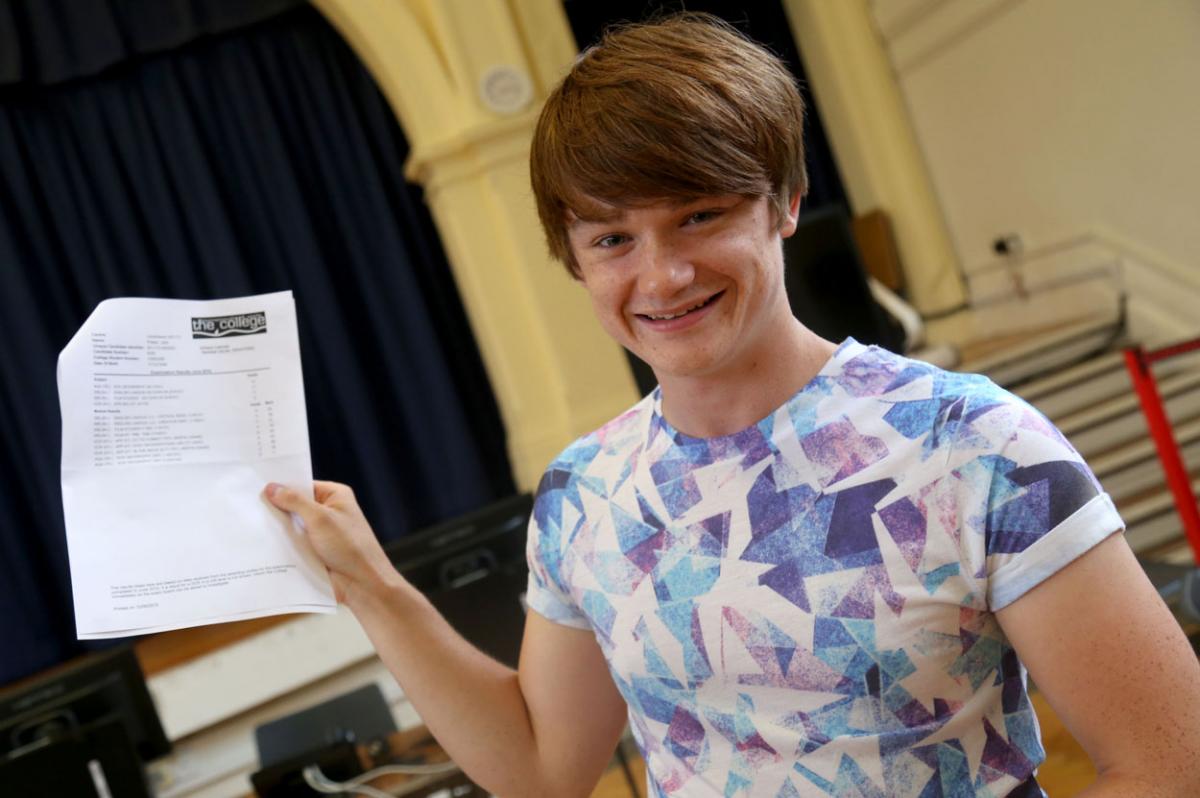 A Level results day 2015 at Bournemouth and Poole College. Pictures by Sam Sheldon. 
