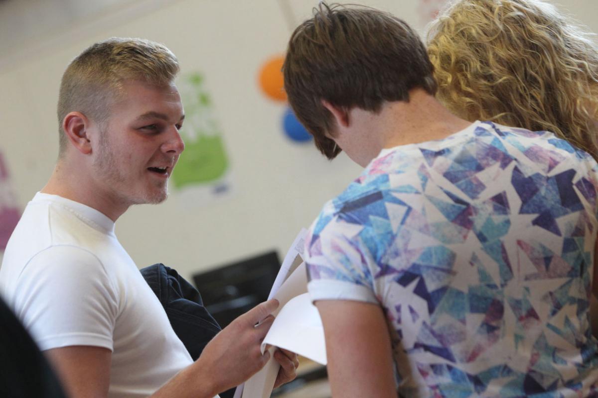 A Level results day 2015 at Bournemouth and Poole College. Pictures by Sam Sheldon. 
