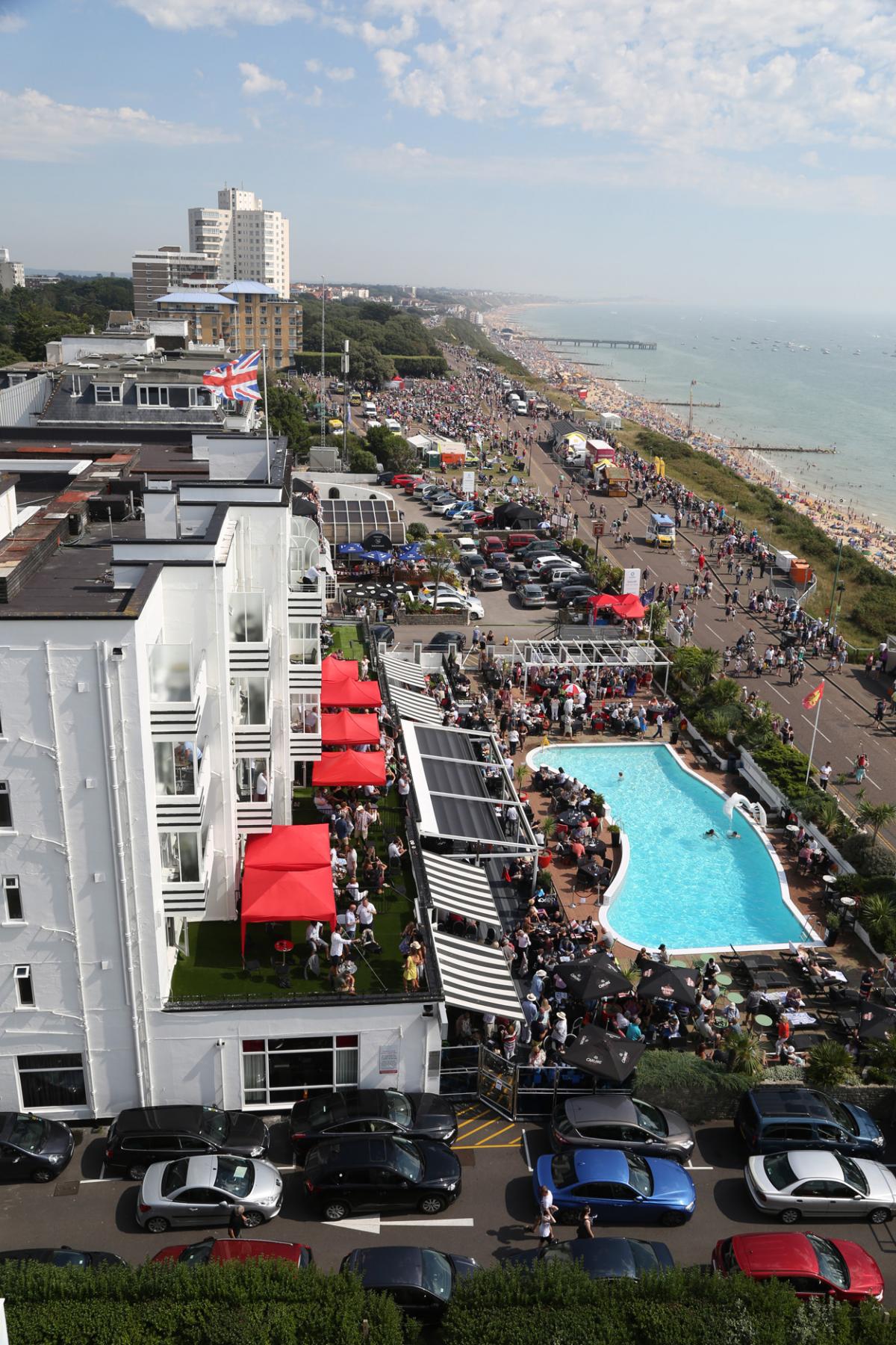 Day three at the Bournemouth Air Festival 2015. Pictures by Richard Crease, from the roof of the Cumberland Hotel.