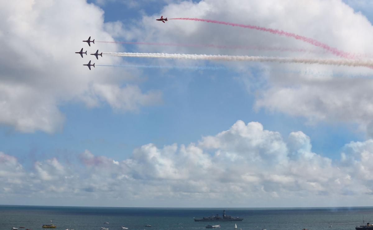 Sunday at the Bournemouth Air Festival 2015. Pictures by Corin Messer. 