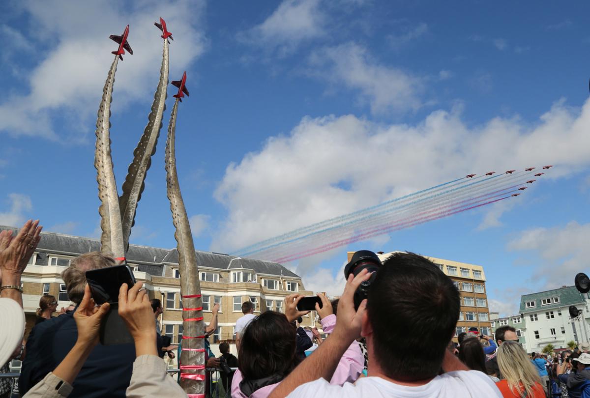 Sunday at the Bournemouth Air Festival 2015. Pictures by Richard Crease. 