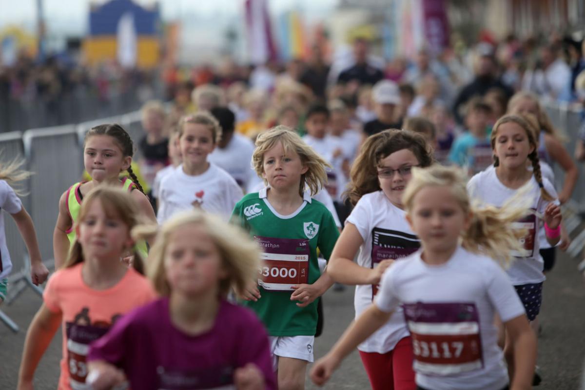 Pictures of the 1.5k children's race 