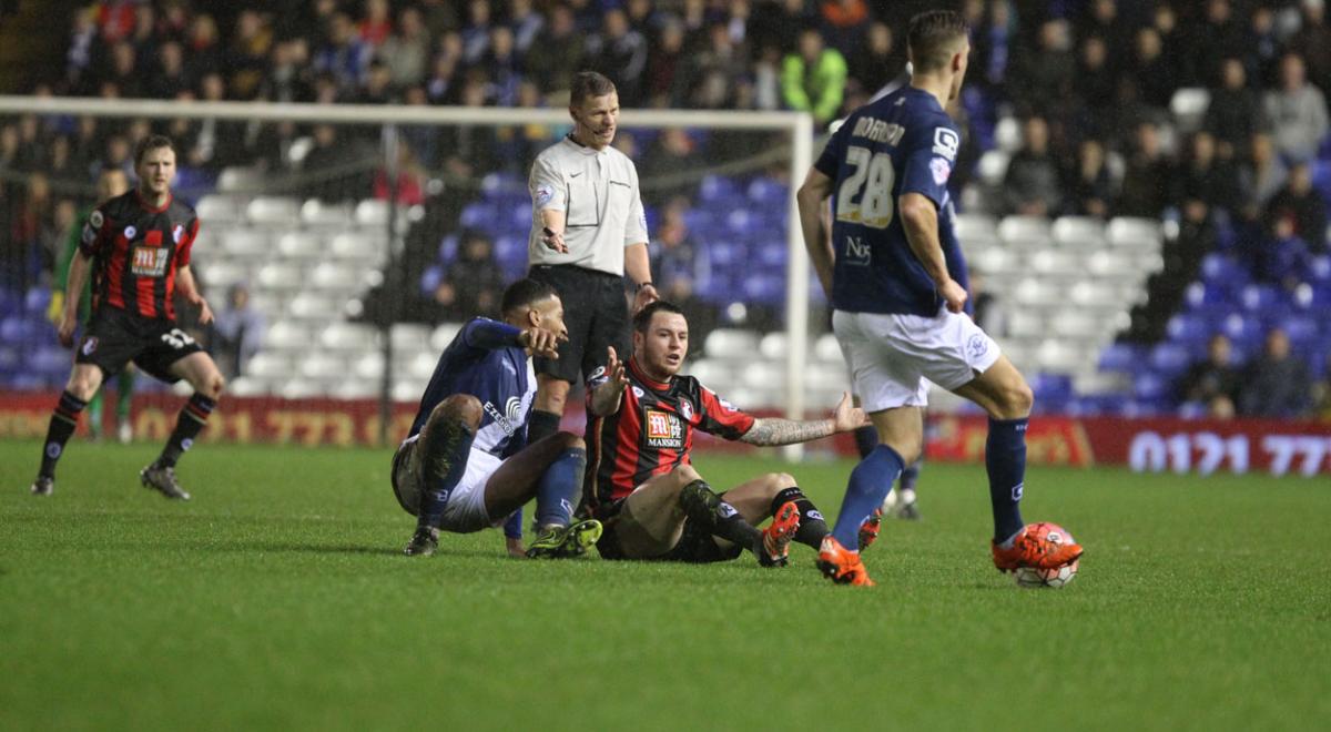 All our pictures from Birmingham City v AFC Bournemouth by Corin Messer on Saturday, January 9, 2016. 