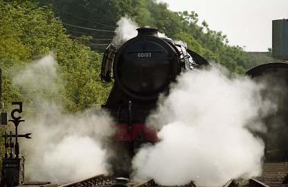 Flying Scotsman's visit to Swanage in 1994