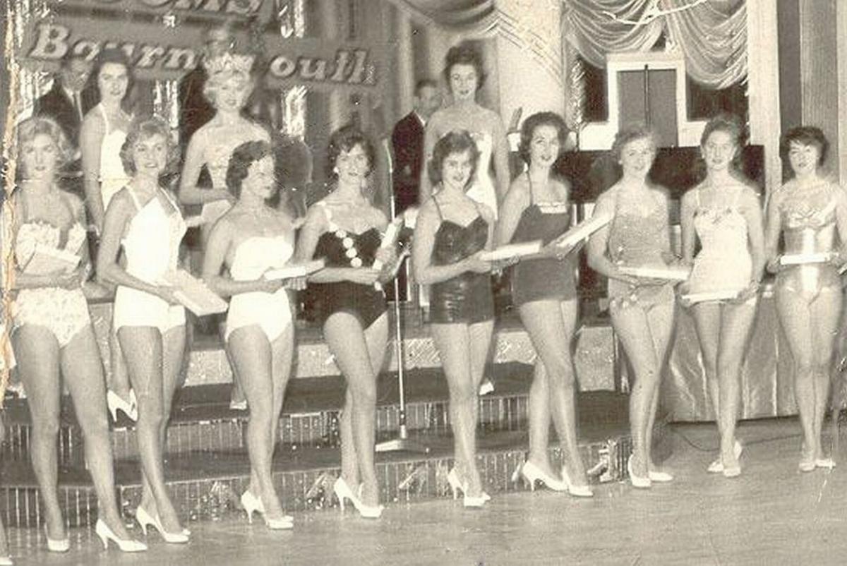 A beauty contest in 1959 held at the Bournemouth Hippodrome