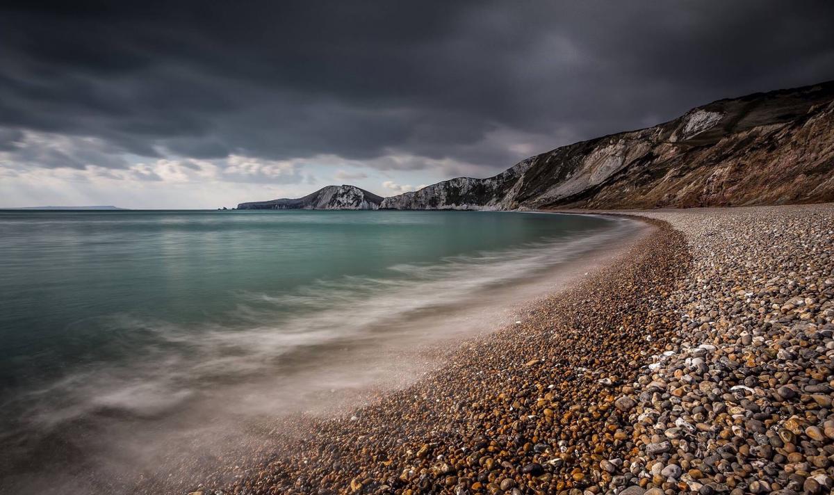 Storm clouds at Worbarrow Bay taken by Gareth James