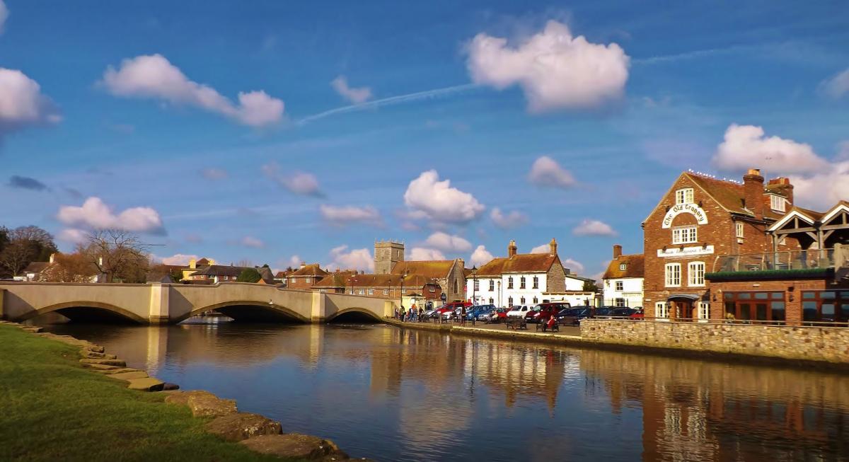 Wareham quay on a beautiful winter's day taken by  Robin Boultwood.