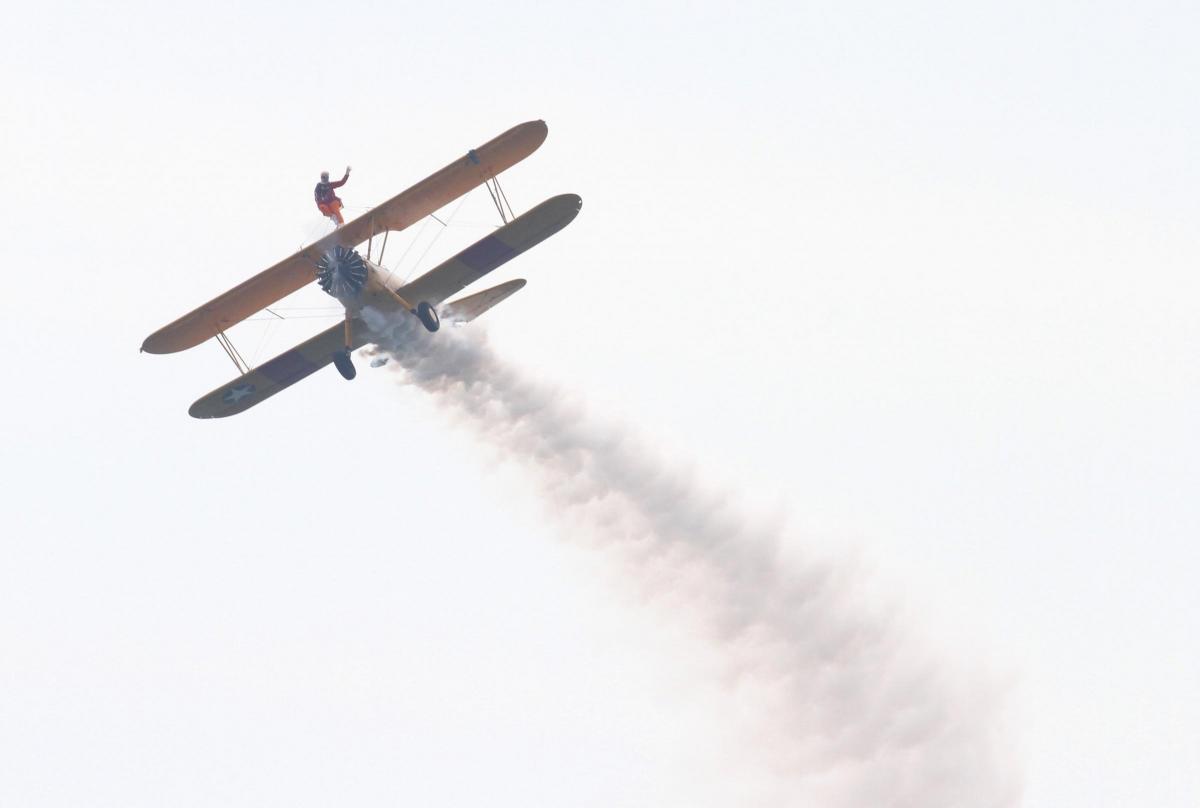The Wingwalkers take to the skies