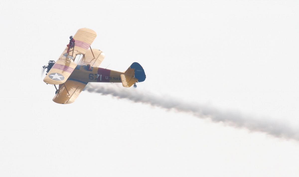 The Wingwalkers take to the skies