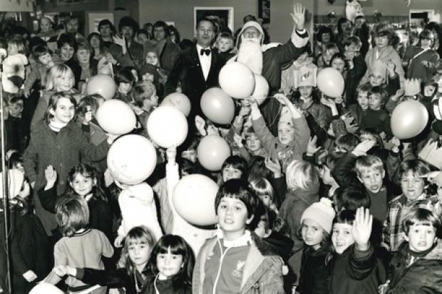 Father Christmas visited children at Tucktonia in 1981 and George Armit was there to take their picture for the Christchurch Times. Contact Echoes if you recognise anyone.