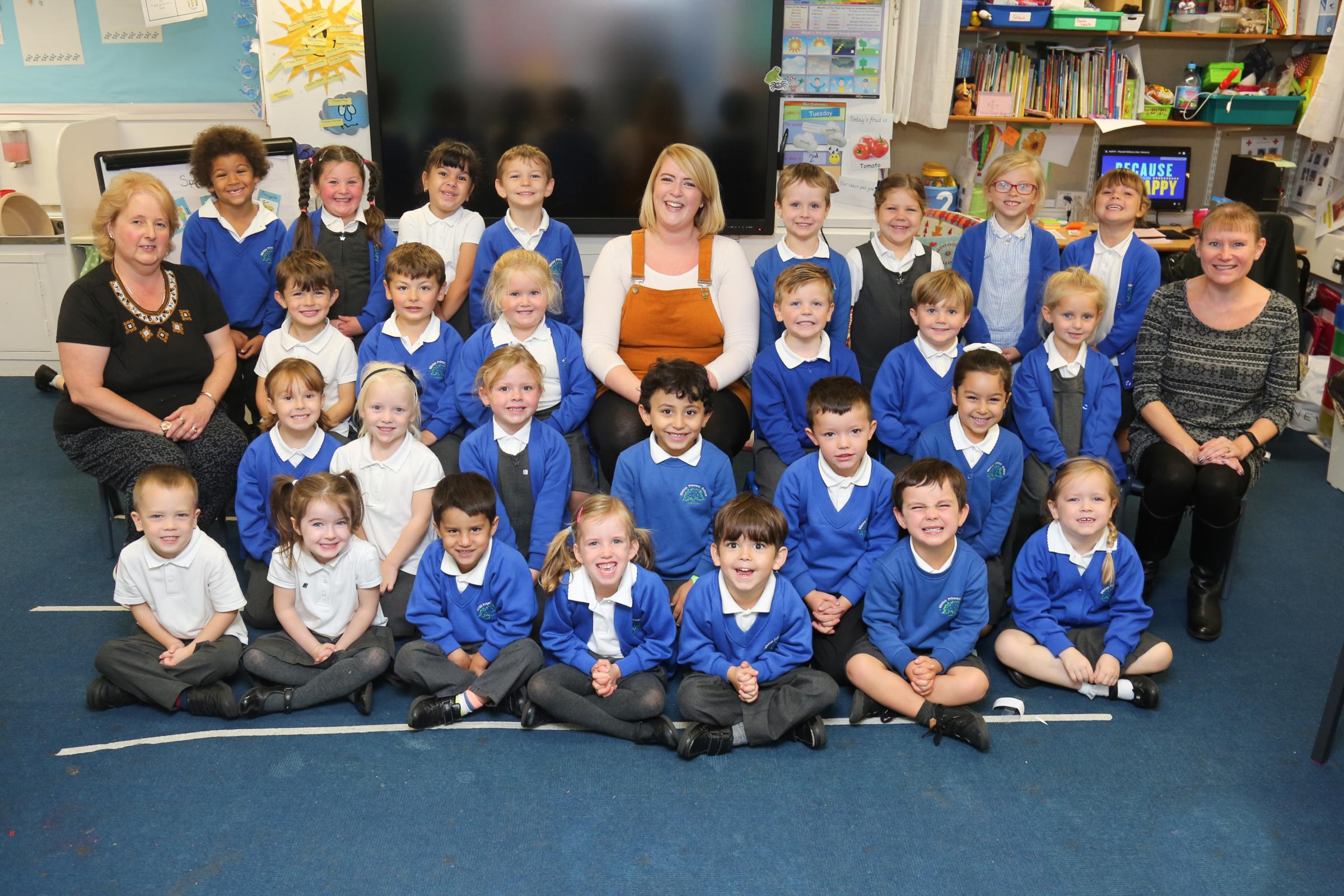First Class reception pictures from schools in Dorset in today's paper