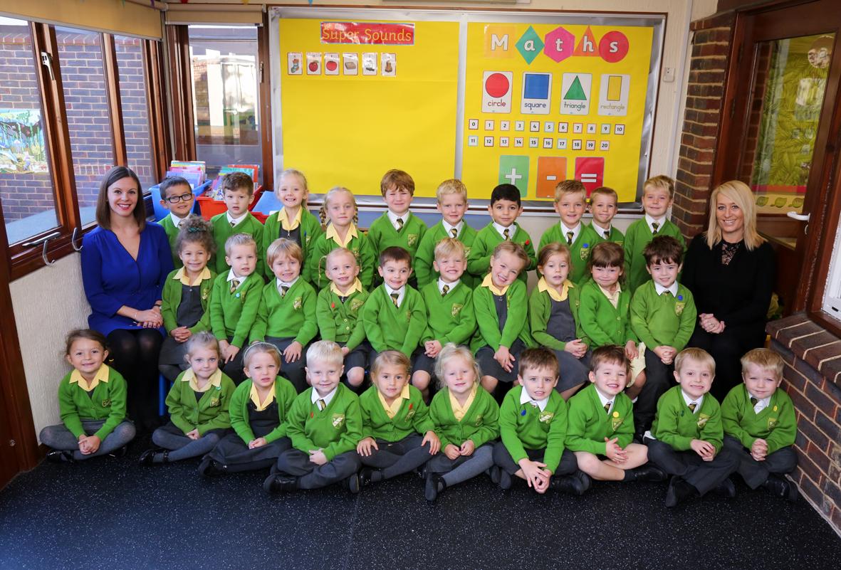 Reception children at The Epiphany School