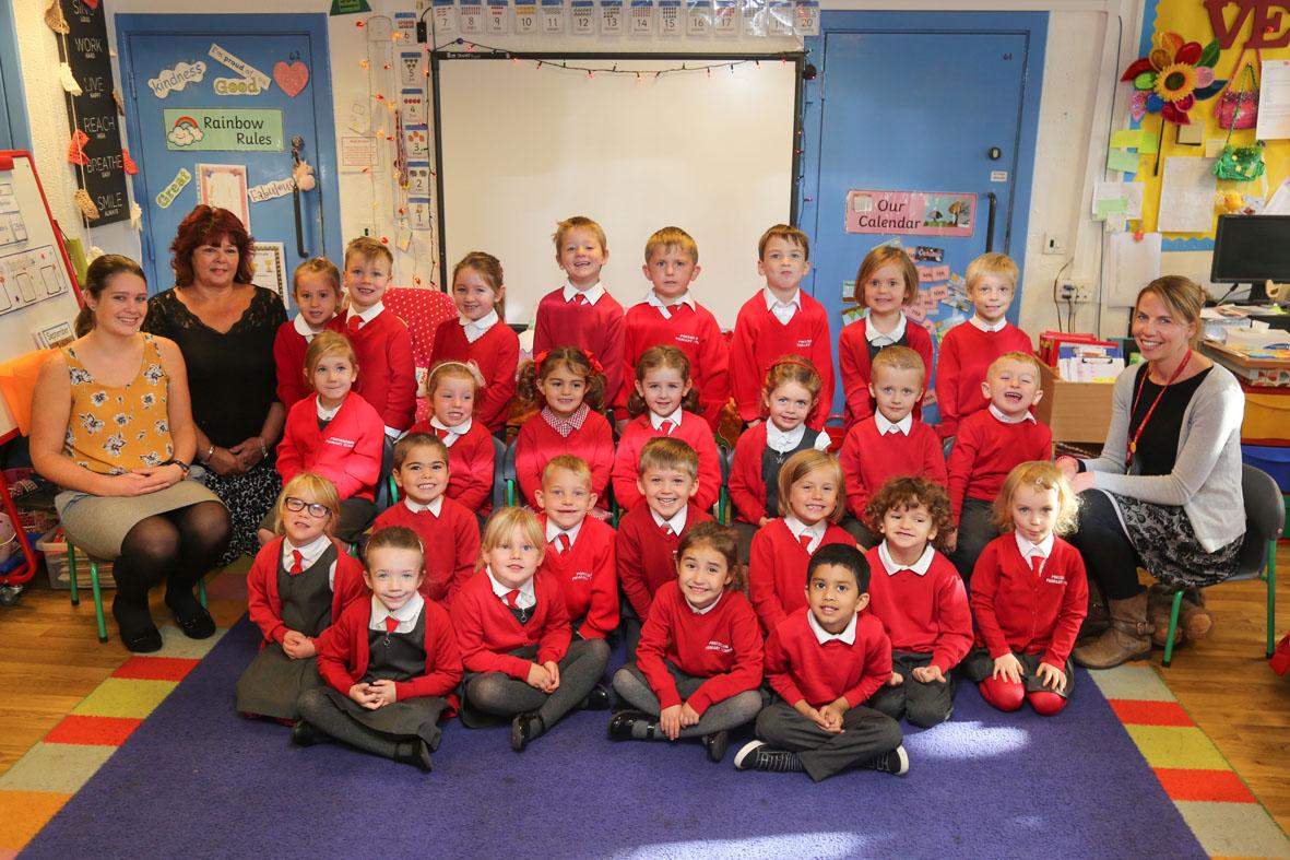 Reception children at Pokesdown Community Primary School 
